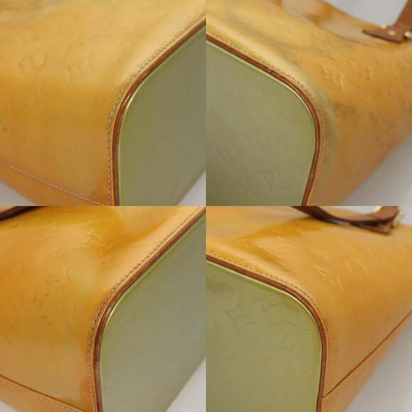 LOUIS VUITTON Monogram Vernis Houston Hand Bag Gris M91053 - Picture 10 of 13